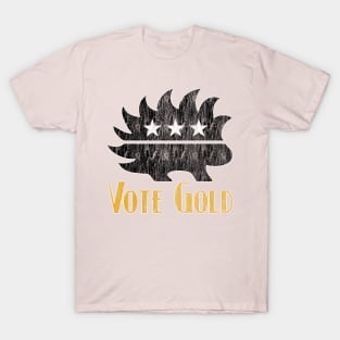 Libertarian Party Porcupine Vote Gold T-Shirt